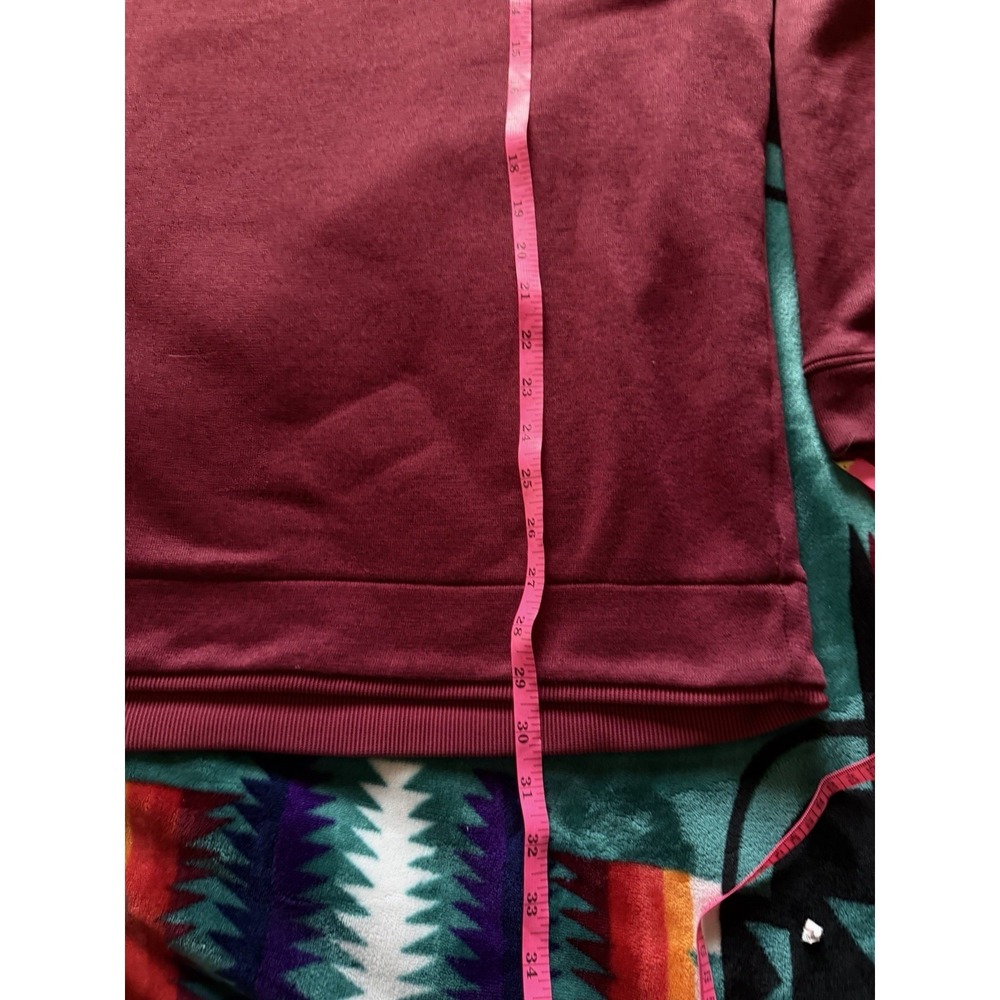 Under Armour ColdGear 1/4 Zip Pullover Mens 3XL Tall Red Loose Fit - Picture 8 of 8